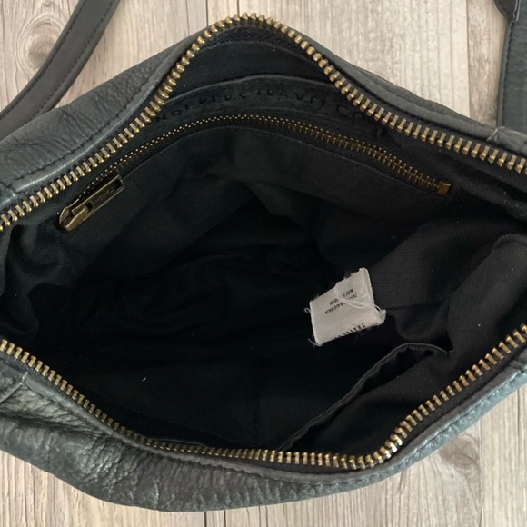 Wanderers Travel Co Crossbody Santorini Leather Bag Tiger Print - Picture 9 of 13